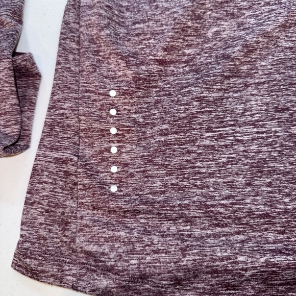 Nike Shirt Womens Medium Purple Dri Fit Logo Performance Running Hooded Hoodie - Picture 6 of 9